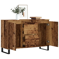 vidaXL Skänk åldrat trä 104x35x70 cm konstruerat trä