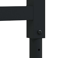 vidaXL Arbetsbänk mörkbrun 80x60x(71,5-98) cm massiv ek