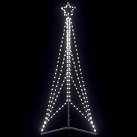 vidaXL LED julgran 483 LED kallvit 240 cm