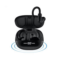 MIXX Headphone Sports Charge 2 In-Ear Hook TWS Black