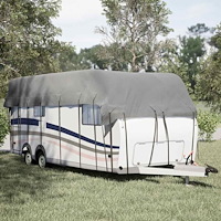 vidaXL Takskydd för husvagn grå 700x300 cm non-woven tyg