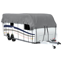 vidaXL Takskydd för husvagn grå 800x300 cm non-woven tyg