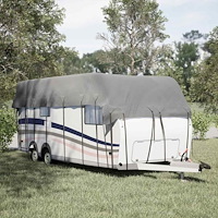 vidaXL Takskydd för husvagn grå 800x300 cm non-woven tyg