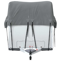 vidaXL Takskydd för husvagn grå 800x300 cm non-woven tyg