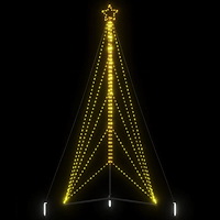 vidaXL LED julgran 615 LEDs varmvit 404,5 cm
