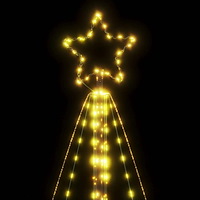 vidaXL LED julgran 615 LEDs varmvit 404,5 cm