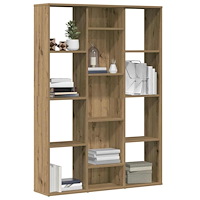 vidaXL Rumsavdelare/bokhylla ek 100x24x140 cm konstruerat trä