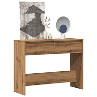 vidaXL Avlastningsbord artisan ek 100x35x76,5 cm konstruerat trä