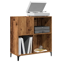vidaXL Stereobänk åldrat trä 84,5x38x89 cm konstruerat trä