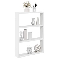 vidaXL Vägghylla vit 43x9x60 cm konstruerat trä