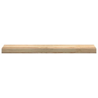 vidaXL Fönsterbänkar 2 st obehandlad 80x15x2 cm massiv ek