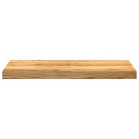 vidaXL Fönsterbänkar 2 st ljusbrun 70x25x2 cm massiv ek