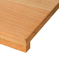 vidaXL Fönsterbänkar 2 st ljusbrun 70x25x2 cm massiv ek