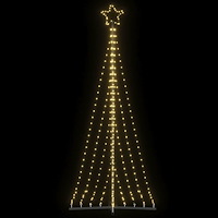 vidaXL LED julgran 447 LED varmvit 249 cm