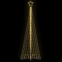 vidaXL LED julgran 495 LED varmvit 300,5 cm