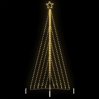 vidaXL LED julgran 570 LEDs varmvit 399 cm