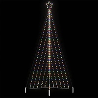 vidaXL LED julgran 570 LEDs färgglada 399 cm