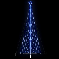 vidaXL LED julgran 789 LEDs blå 476 cm