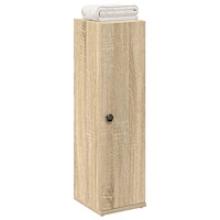 vidaXL Badrumsskåp med rullhållare sonoma-ek 20,5x22x72 cm