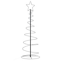 vidaXL LED julgran 100 LEDs varmvit 150 cm