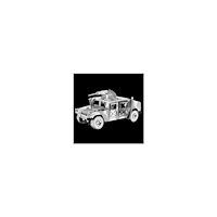 Metal Earth Humvee Jeep Premium (2 ark)