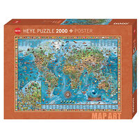 HEYE Fine Art Map Amazing World (2000 b) Heye