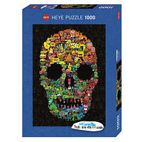 HEYE Art Burgerman Doodle Skull 1000