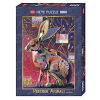 HEYE Fine Art Precoius Animals Ever Alert, Pussel, 1000 bitar, Heye