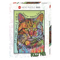 HEYE Art Jolly Pets If Cats Could Talk, Pussel, 1000 bitar, Heye