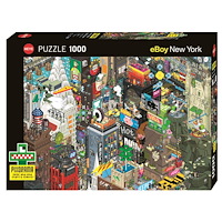 HEYE Heye Cartoon New York Quest, Pussel, 1000 bitar, Heye