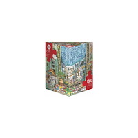 HEYE Triangular Korky Paul, Artist's Mind, Pussel, 1000 bitar, Heye