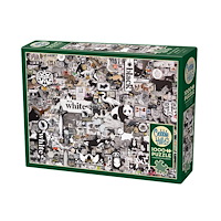 Cobble Hill Black and White: Animals (1000 b)