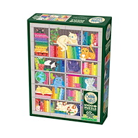 Cobble Hill Rainbow Cat Quilt (1000 b)