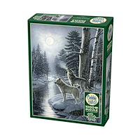 Cobble Hill Wolves by Moonlight (1000 b)