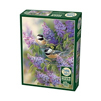 Cobble Hill Chickadees and Lilacs (1000 b)