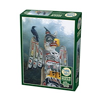 Cobble Hill Totem Pole in the Mist (1000 b)