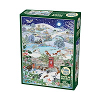 Cobble Hill Village on a Winter Night (1000 b)