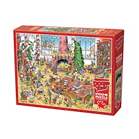 Cobble Hill DoodleTown: Elves at Work (1000 b)