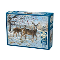 Cobble Hill Winter Deer (500 b) Cobble & Hill