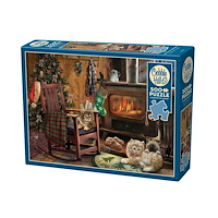 Cobble Hill Kittens by the Stove (500 b) Cobble & Hill