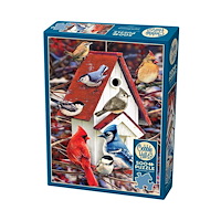 Cobble Hill Winter Birdhouse (500 b) Cobble & Hill