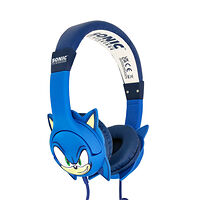 SONIC Headphone Blue Wired On-Ear 85dB With Ears