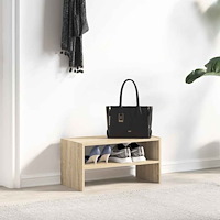 vidaXL Skohylla stapelbar sonoma-ek 60x30x30,5 cm