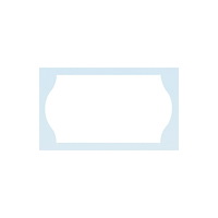 No Brand Etikett 22x12mm Vit G1 7000/fp