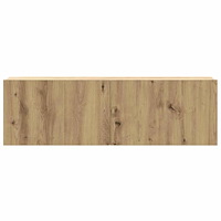 vidaXL Väggmonterade TV-skåp 3 st ek 100x30x30 cm konstruerat trä