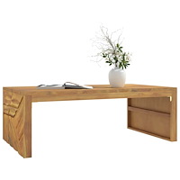 vidaXL Soffbord 110x60x38 cm massiv teak