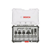 Bosch Group Bosch fräsningsskärarbit - för mjuka träslag, lövträ - 6 delar