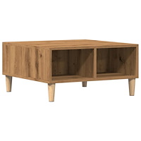 vidaXL Soffbord artisan ek 60x60x30 cm konstruerat trä
