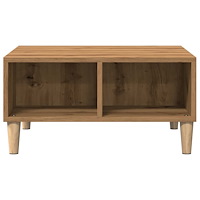 vidaXL Soffbord artisan ek 60x60x30 cm konstruerat trä