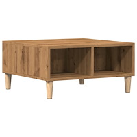 vidaXL Soffbord artisan ek 60x60x30 cm konstruerat trä